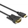 UNITEK cabo HDMI para VGA, Full HD 1080p, 60Hz, 2m, preto