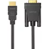 UNITEK cabo HDMI para VGA, Full HD 1080p, 60Hz, 2m, preto