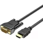 UNITEK cabo HDMI para VGA, Full HD 1080p, 60Hz, 2m, preto