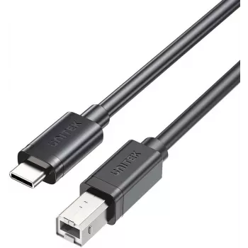 UNITEK cabo de impressora USB-C para USB-B 2.0 3m preto