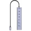 UNITEK hub USB-C ativo 3x USB-C 10Gbps 4x USB-A