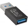 UNITEK adaptador bloqueador de dados USB-A - apenas carregamento, preto