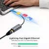 UNITEK adaptador USB-C para Gigabit Ethernet 1Gbps - Space Gray