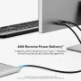 UNITEK cabo ótico ativo USB-C 5m - 10Gbps, PD 60W, 8K@30Hz, preto