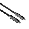 UNITEK cabo ótico ativo USB-C 7m – 10Gbps, PD60W, 8K@30Hz, preto