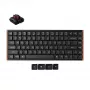 Keychron K3U-H3 75% teclado mecânico sem fios Milk POM Brown Switch 8K