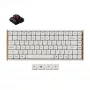 Keychron K3U-Q3Z 75% teclado mecânico Milk POM Brown Switch 8K