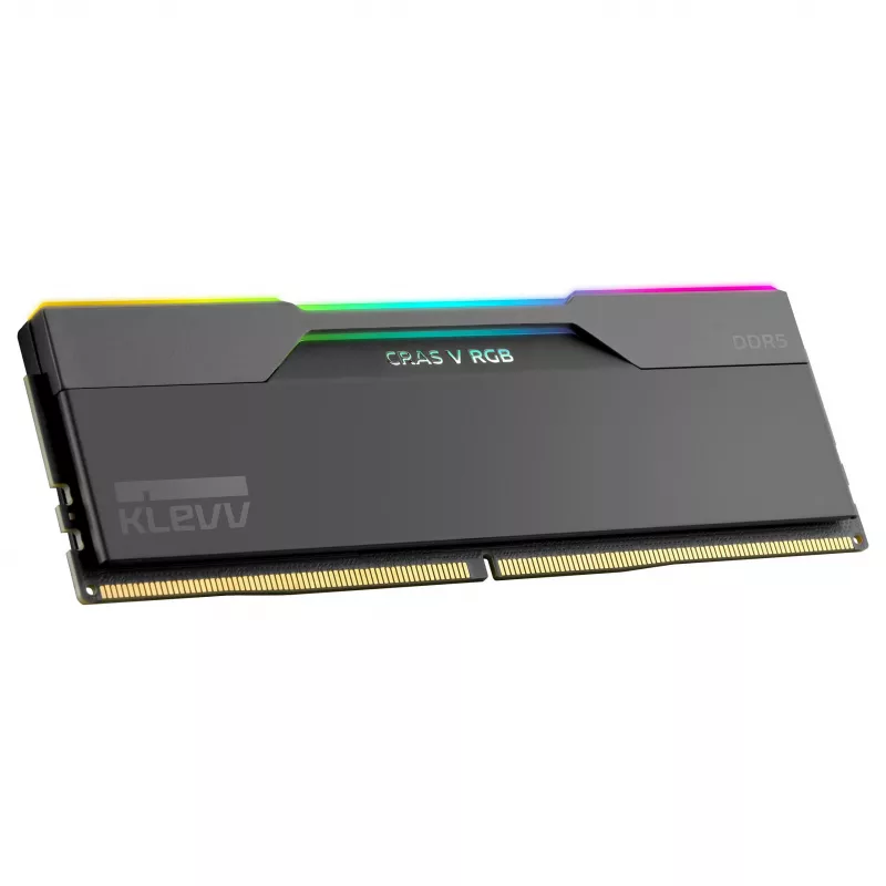 32GB KLEVV CRAS V RGB DDR5-6400 CL30 kit de canal duplo (2x16GB) preto
