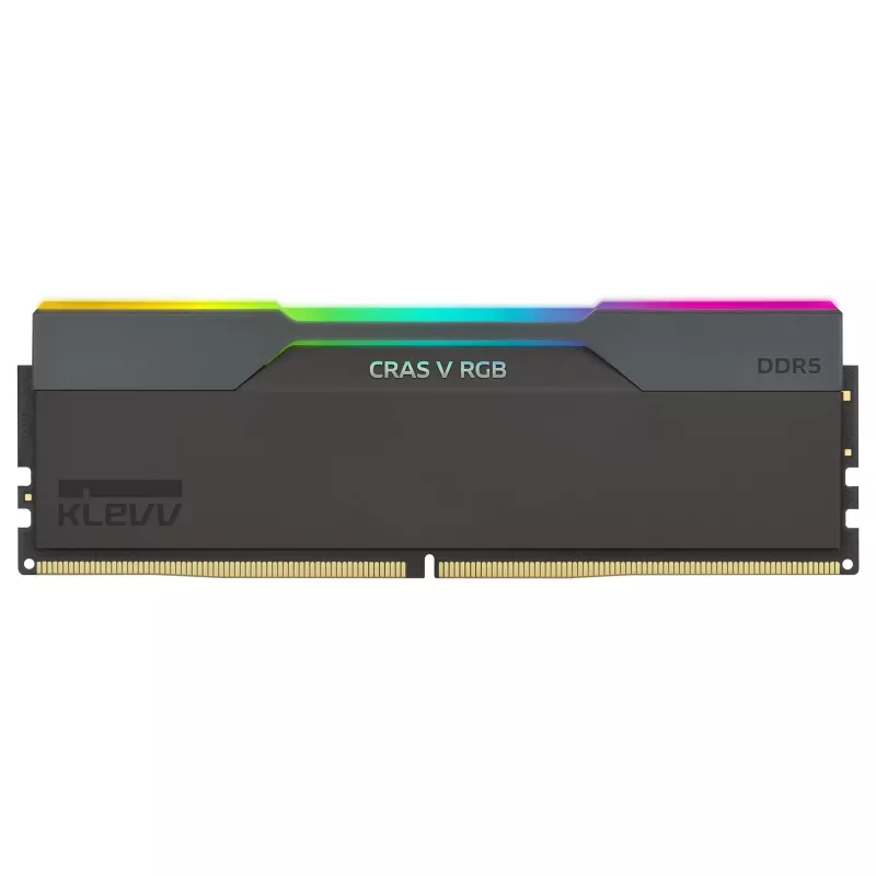 32GB KLEVV CRAS V RGB DDR5-6400 CL30 kit de canal duplo (2x16GB) preto