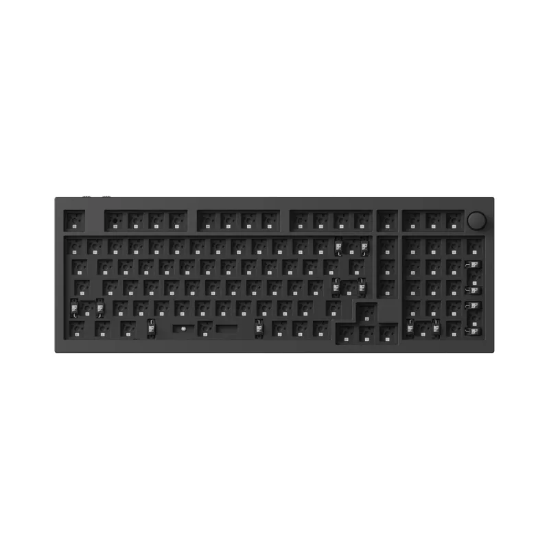 Keychron Q5M-M1 96% teclado mecânico, Gateron G Pro Red Switch, RGB Hot-Swap, Bluetooth 5.1 e USB-C, caixa em alumínio
