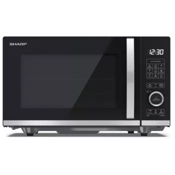 Micro-ondas combinado Sharp YC-QG204AE-B com grelhador, 20L, 800W, preto
