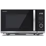 Micro-ondas combinado Sharp YC-QG204AE-B com grelhador, 20L, 800W, preto