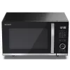 Micro-ondas combinado Sharp YC-QG204AE-B com grelhador, 20L, 800W, preto