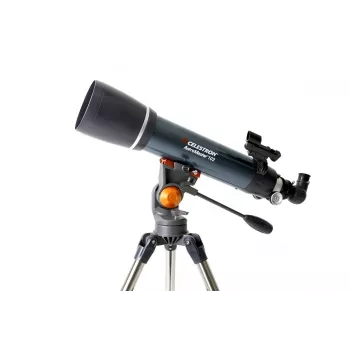 Telescópio refrator Celestron AstroMaster 102AZ 102mm de abertura 660mm de distância focal preto