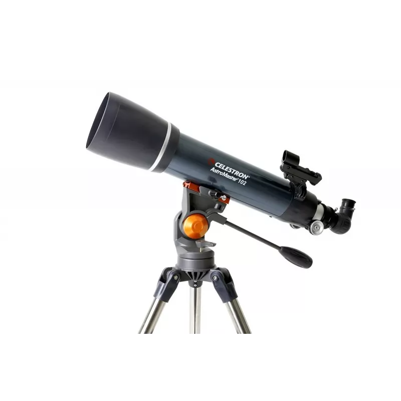 Telescópio refrator Celestron AstroMaster 102AZ 102mm de abertura 660mm de distância focal preto