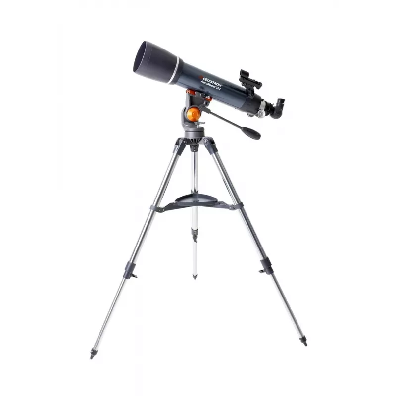 Telescópio refrator Celestron AstroMaster 102AZ 102mm de abertura 660mm de distância focal preto