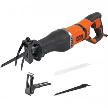 Black & Decker BES301-QS serra de sabre 2800 spm 750 W preto, laranja