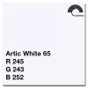 Fundo de papel sem costuras Arctic White 1,35 x 11m