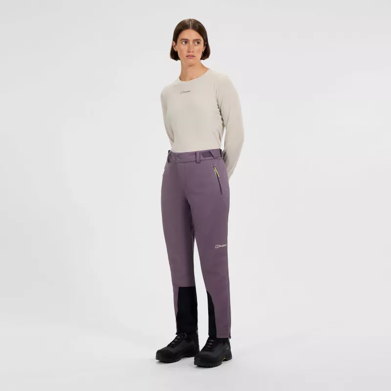 Berghaus Ridge-Roamer 3L WP Softshell Pant - Purple Planet (mulher, XS)