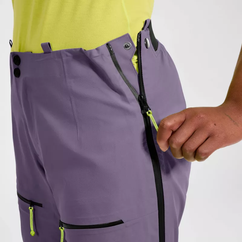 Berghaus Extrem Vanguard GTX Pant calças de alpinismo hardshell mulher - Planet Purple, tamanho L