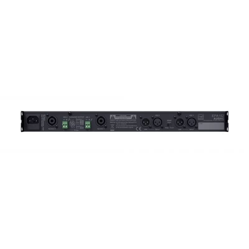 AUDAC EPA152 amplificador de áudio 2.0 canais preto