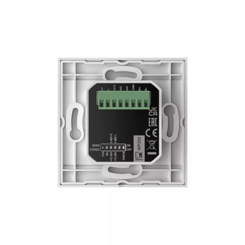AUDAC WP205/W placa de parede / tampa de interruptor branca