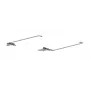 HP L52009-001 Kit de dobradiças para HP 15-DW/15-DY/15-DA/15-DB/250 G7/255 G7 Série - Dobradiça de ecrã esquerda e direita - preto/prateado
