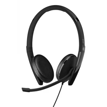 Headset com fios EPOS SENNHEISER ADAPT 165 USB II, USB-A + 3,5 mm, on-ear, preto