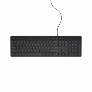 Teclado com fio DELL KB216 USB alemão preto