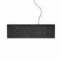 Teclado com fio DELL KB216 USB alemão preto
