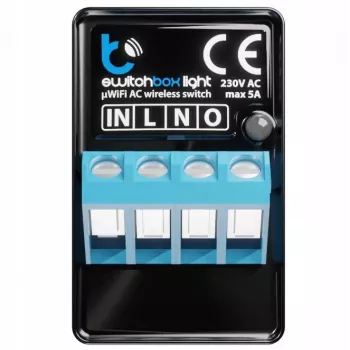 Módulo de interruptor inteligente Wi-Fi Blebox SwitchBox Light 230V 10A