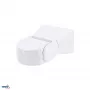 Detetor de movimento PIR BEMKO 1200W 180° IP65 branco