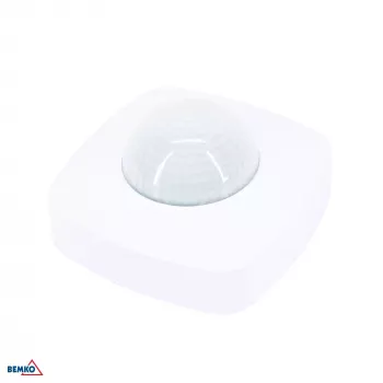 Detetor de movimento PIR BEMKO 2000W 360° com função de presença