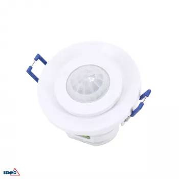 Detetor de movimento PIR BEMKO 800W 360° branco encastrado