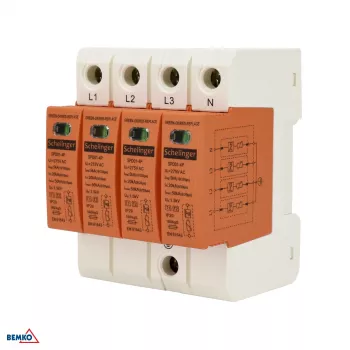 SCHELINGER para-raios 4P 5kA (10/350) classe T1+T2 (B+C)