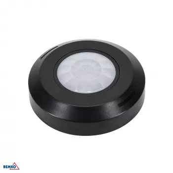 Detetor de movimento PIR BEMKO 200W/400W 360° preto
