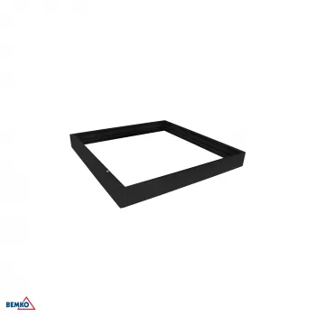Moldura de montagem BEMKO ECO para painel LED 60x60 preto