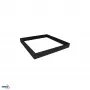 Moldura de montagem BEMKO ECO para painel LED 60x60 preto
