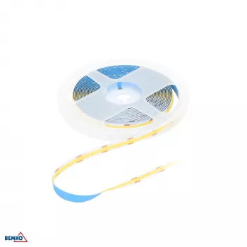 Fita LED Premium BEMKO 12V DC COB 2400LED/5M 12W/M IP20 branco neutro