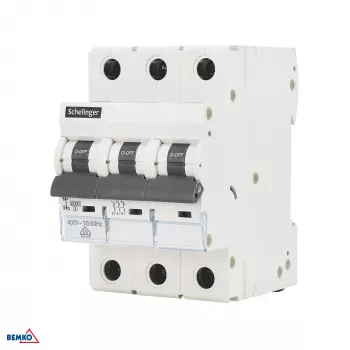 Disjuntor SCHELINGER A02-G8-3P-B20 6kA 3 polos B 20A VDE
