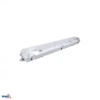 Luminária estanque BEMKO EMPTY 60cm 2x18W IP65