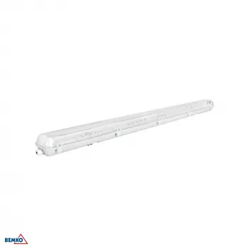 Luminária estanque BEMKO EMPTY 120cm 2x36W IP65