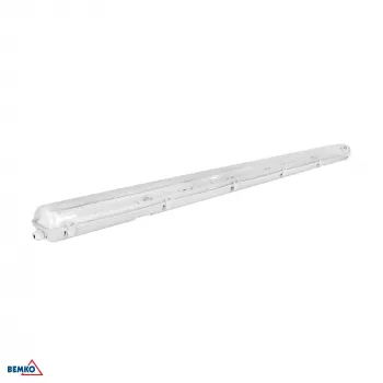 Luminária estanque BEMKO EMPTY 150cm 2x58W IP65