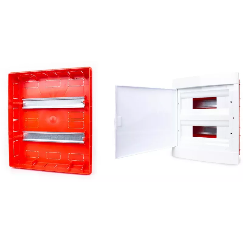 ADELID RM-PT-24P Quadro de distribuição para embutir 24 módulos (2x12) IP40 IK07