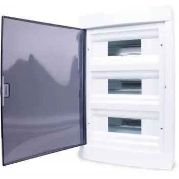 Quadro de distribuição saliente 36 módulos (3x12M) Adelid RM-NT-36T