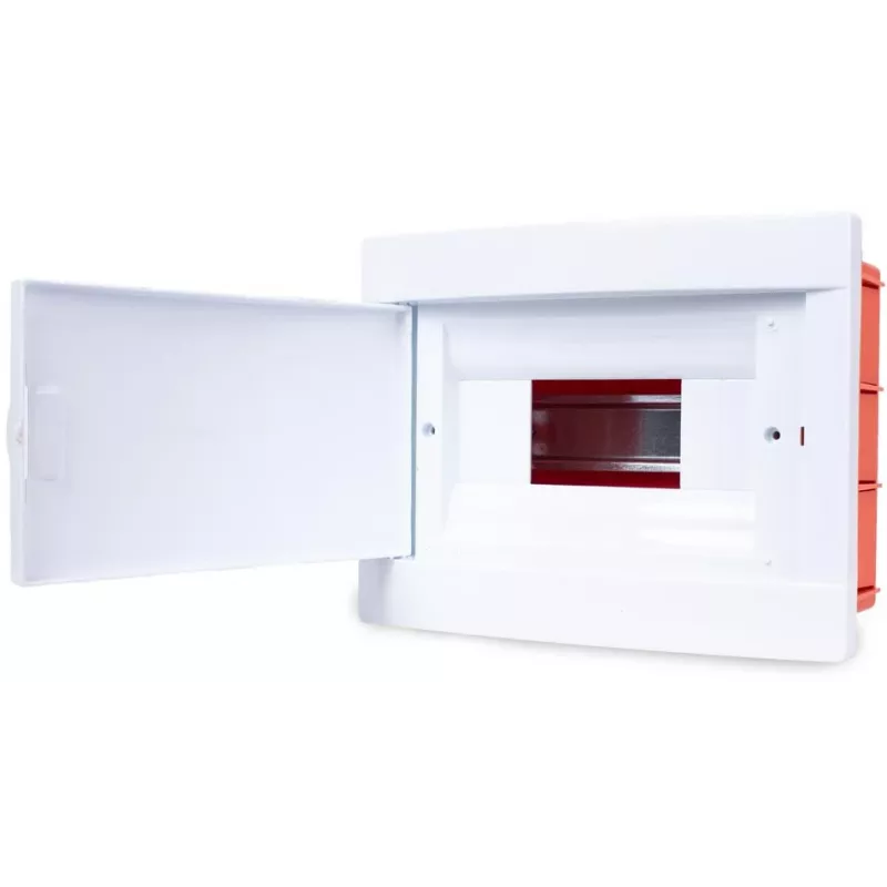 Quadro de distribuição encastrado ADELID RM-PT-08P 8 módulos, branco