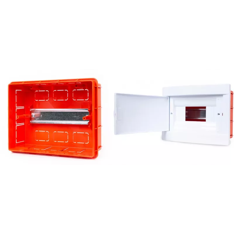 Quadro de distribuição encastrado ADELID RM-PT-08P 8 módulos, branco