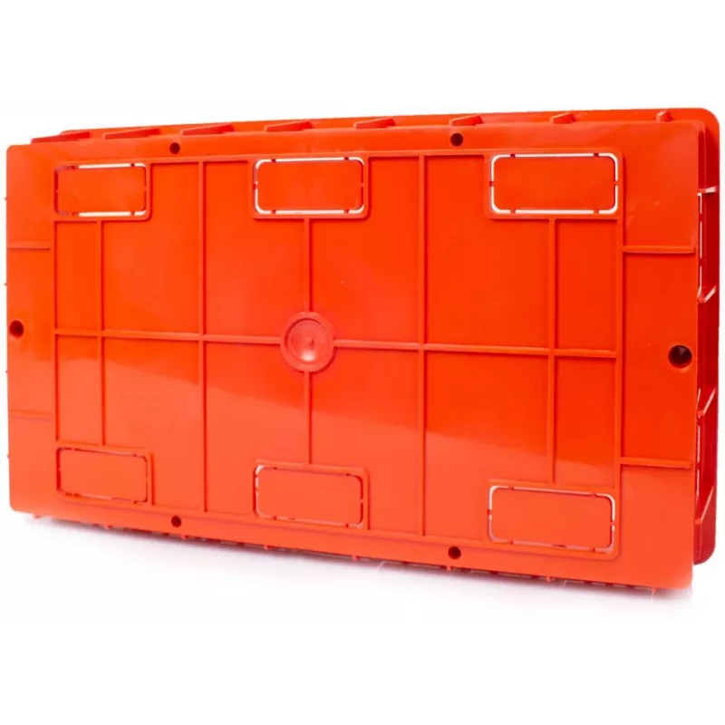 Quadro de distribuição encastrado ADELID RM-PT-18P 18 módulos 2x9 porta de vidro fumado transparente