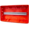 Quadro de distribuição encastrado ADELID RM-PT-18P 18 módulos 2x9 porta de vidro fumado transparente