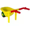 HEMAR carrinho de mão de jardim grande colorido amarelo 100L 150kg